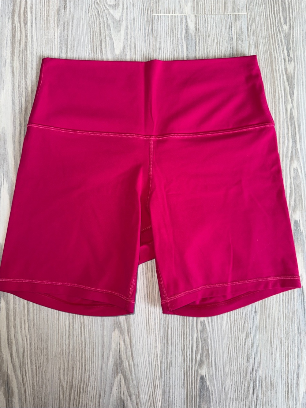 Lululemon Align High-Rise biker shorts 6 inch, fuchsia pink
